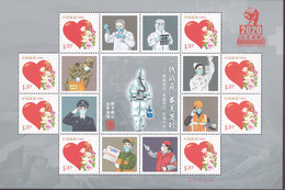 China 2020-15, Postfris MNH, Covid-19 (if You Want In Original Map) - Ungebraucht