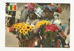 MO, Commerce,  Marché , Vendeuses Defleurs ,SENEGAL , DAKAR , écrite 1978 - Mercati