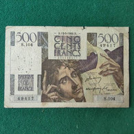 FRANCIA 500 Francs 1948 - 500 F 1945-1953 ''Chateaubriand''