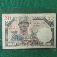FRANCIA 50  FRANCS 1947 - 1947 French Treasury