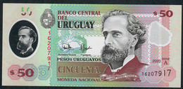 URUGUAY NLP 50 PESOS URUGUAYOS 2020 Serie A       UNC. - Uruguay