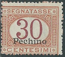 1917 CINA PECHINO SEGNATASSE 30 CENT MNH ** - RE11-10 - Pekin