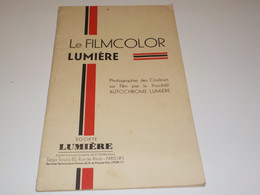 LE FILMCOLOR LUMIERE - Materiaal En Toebehoren