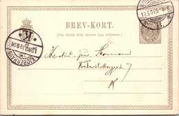 (3 C 10)  Denmark - Posted 1907 - BREVKORT - Autres & Non Classés