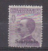 Z2902 - COLONIE ITALIANE EGEO SCARPANTO SASSONE N°7 ** - Aegean (Scarpanto)