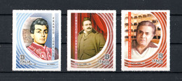 ITALIA  :   Grandi Tenori CARUSO,CORELLI,DI STEFANO -  3  Val.  MNH**  Del  25.10.2021 - 2021-...: Mint/hinged