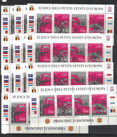 Andorre - Andorra - Yvert 609-612 - 11 Feuillets Neufs SANS Charnière Vendus Sous Faciale - Scott#598 MNH - Sports - Used Stamps