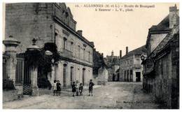49 ALLONNES - Route De Bourgueil à Saumur - Allonnes