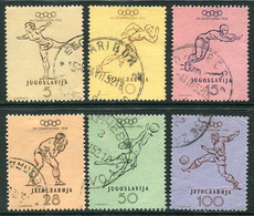 YUGOSLAVIA 1952 Olympic Games  Used.  Michel 698-703 - Used Stamps