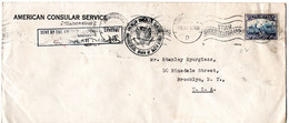 L32639 - Suedafrika - 1940 - 2d EF A. Bf. D. US-Konsulats JOHANNESBURG -> Brooklyn, NY (USA) - Covers & Documents