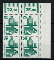 Berlin Michel Nummer 405 Postfrisch 4er Block Bogenecke Oben Rechts - Autres & Non Classés