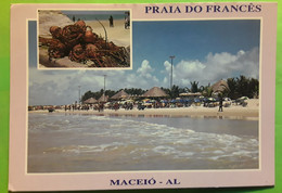 MACEIO, Brasil , Praia Dos Frances , Langouste Lobster , Timbre Tarifa Internacional Serie B Taxe Perçue 1994, TB - Maceió