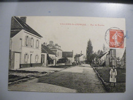 A501 . CPA. 501. 77. VILLIERS St GEORGES. (Seine & Marne) Rue De Provins Beau Plan Animé. écrite & Voyagée 1907 - Villiers Saint Georges