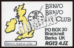 QSL CARD CB RADIO - UNITED KINGDOM - CB-Funk