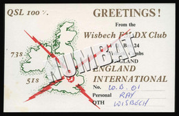 QSL CARD CB RADIO - UNITED KINGDOM - CB-Funk