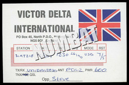 QSL CARD CB RADIO - UNITED KINGDOM - CB-Funk