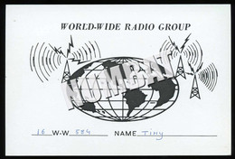 QSL CARD CB RADIO - UNITED KINGDOM - CB