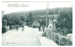 CPA - 76 - BELLENCOMBRE - Abreuvoir Route De Dieppe Et Pommeréval - Pont - Rivière La Varenne - Enfants - Bellencombre