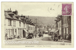 CPA - 76 - BELLENCOMBRE - Automobile, Attelage Rue Principale - Enfants - Bellencombre