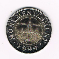 # NEDERLAND  MONUMENTENMUNT 1999 DRIEBERGEN - RIJSENBURG 5 DE NOOT - Monete Allungate (penny Souvenirs)
