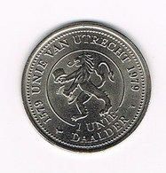 # NEDERLAND  UTRECHT 1 UNIE DAALDER 1979 - Souvenir-Medaille (elongated Coins)