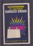 1959 Vignette Salon International De L'équipement Blanchisserie Teinturerie Porte De Versailles Scan Recto/verso - Aviazione