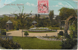 Wales, Swansea, Victoria Park,1914,   2 Scans - Glamorgan