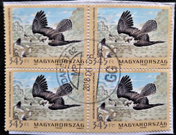 Bloc De 4 Timbres Sur Fragment  De 2012 - Used Stamps