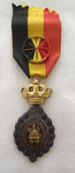 Décoration Civique Belge - Médaille D'or De Chevalier. - Belgium