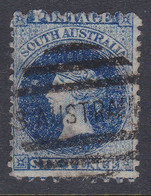 CLASSIC SOUTH AUSTRALIA 6d QV BROAD STAR WMK - Usati