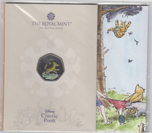 UK 50p Winnie The Pooh - Tigger - Brilliant Unc Coloured Coin BU Royal Mint Pres/Pack - 50 Pence