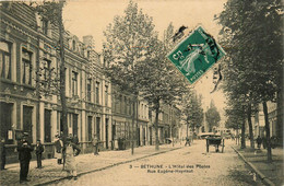 Béthune * La Rue Eugène Haynaut * L'hôtel Des Postes Ptt - Bethune
