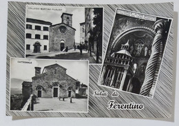 05222 Cartolina - Frosinone - Saluti Da Ferentino - 1961 - Frosinone