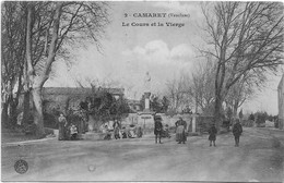 CAMARET ( VAUCLUSE ) Le Cours Et La Vierge - Camaret Sur Aigues