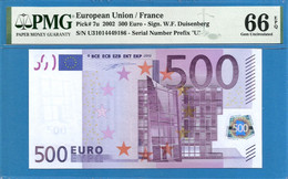 500 EURO FRANCE DUISENBERG U-T001 PMG 66 (D156) - 500 Euro