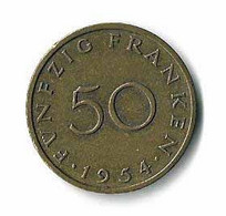 Frankreich - France - Saarland - Saare - 50 Franken 1954 - Autres & Non Classés