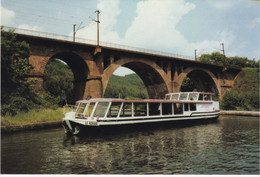 SAINT-LOUIS - ARZVILLER. Site Du Plan Incliné Transversal. Bateau-Restaurant "Le ROHAN".Le Pont Du Chemin De Fer - Arzviller