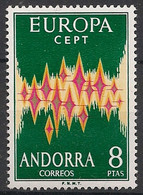Andorra, Spanish, 1972, Europa Cept, MNH, Michel 71 - Altri & Non Classificati