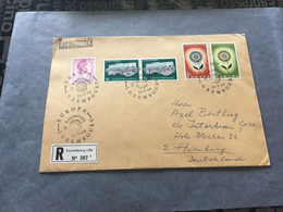 (3 C 21) Registered -  Luxembourg Letter Posted To Germany (with Some EUROPA Stamps) 1964 - Briefe U. Dokumente