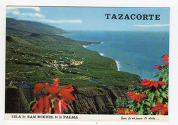 CPM Tazacorte Isla San Miguel De La Palma Islas Canarias Village Et Côte Costa éd David Barcelona - La Palma