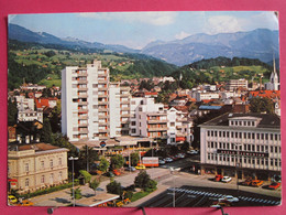 Visuel Très Peu Courant - Autriche - Gartenstadt Dornbirn Mit Bahnhofplatz - R/verso - Dornbirn