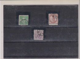 JAPON-TIMBRES-TELEGRAPHE- N° 4-7-9-  OB - B-  1885 - Telegraphenmarken