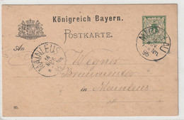 Bayern Ganzsache, Postkarte - Other & Unclassified