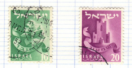 IL+ Israel 1955 Mi 119-20 Ruben, Simon - Oblitérés (sans Tabs)