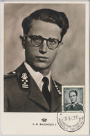 57055 - BELGIUM - POSTAL HISTORY: MAXIMUM CARD 1953 - ROYALTY - 1951-1960