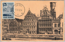 57053 - BELGIUM - POSTAL HISTORY: MAXIMUM CARD 1953 - ARCHITECTURE - 1951-1960