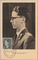 57052 - BELGIUM - POSTAL HISTORY: MAXIMUM CARD 1953 - ROYALTY - 1951-1960