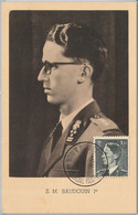 57051  - BELGIUM - POSTAL HISTORY: MAXIMUM CARD 1953 - ROYALTY - 1951-1960