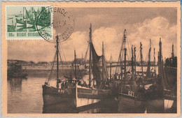 57046 - BELGIUM - POSTAL HISTORY: MAXIMUM CARD 1953 - BOATS - 1951-1960