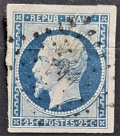 FRANCE 1852 - Canceled - YT 10 - 25c - 1852 Louis-Napoléon